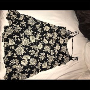 brandy melville flowy floral dress